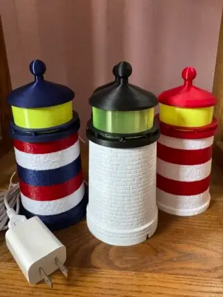 LED lighthouse lamp night light